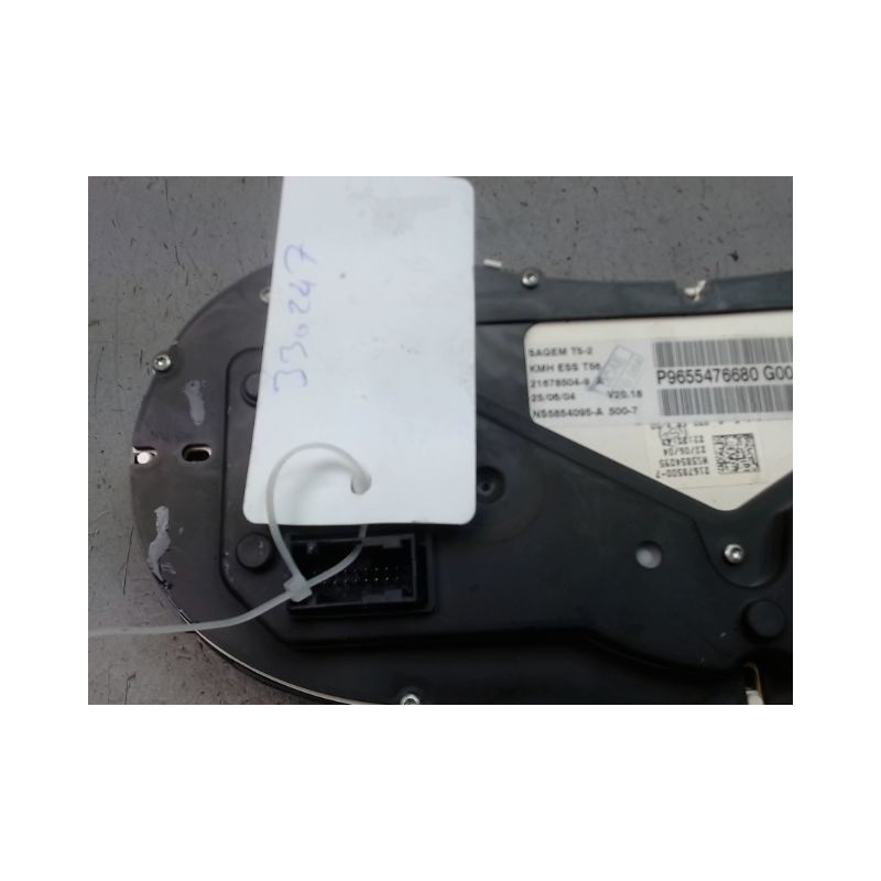BLOC COMPTEURS PEUGEOT 307 CC 2P Phase 1 2003-2005
