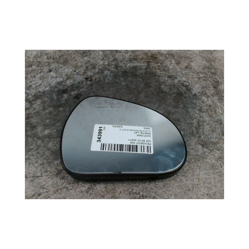 GLACE RETROVISEUR EXT D PEUGEOT 308 2007-