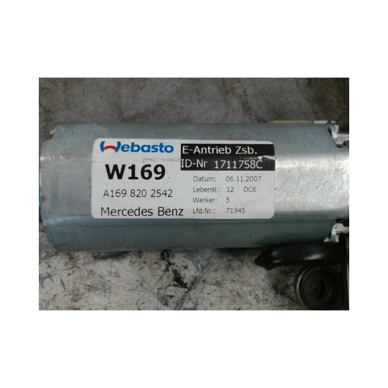 MOTEUR TOIT OUVRANT MERCEDES CLASSE A 2004-