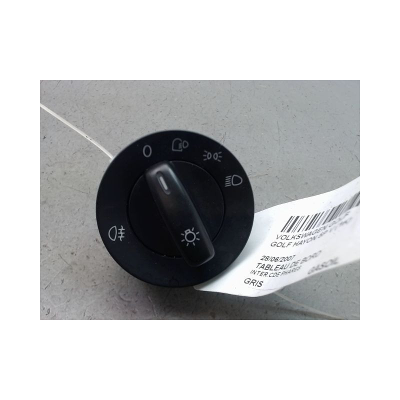 INTERIEUR COMMANDE PHARES VOLKSWAGEN GOLF V (1K) 2003-2008
