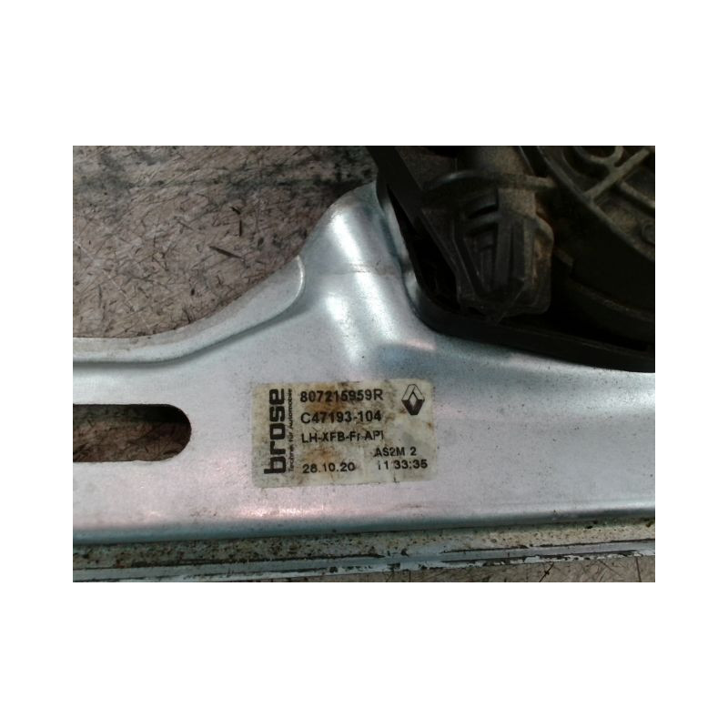 MECANISME+MOTEUR LEVE-GLACE AVANT GAUCHE RENAULT MEGANE
