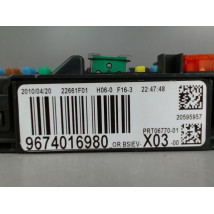 PLATINE FUSIBLE AVANT CITROEN C3 2 PHASE 1 DIESEL