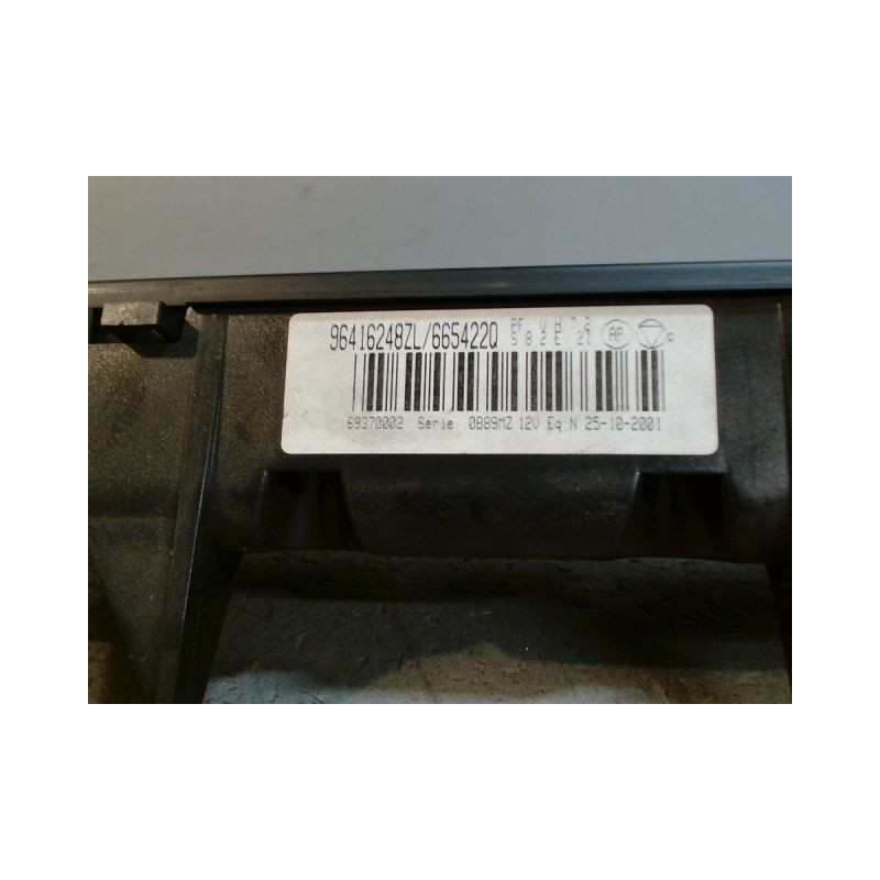 COMMANDE DE CHAUFFAGE PEUGEOT 406 COUPE 2.2 HDI - 16V TURBO