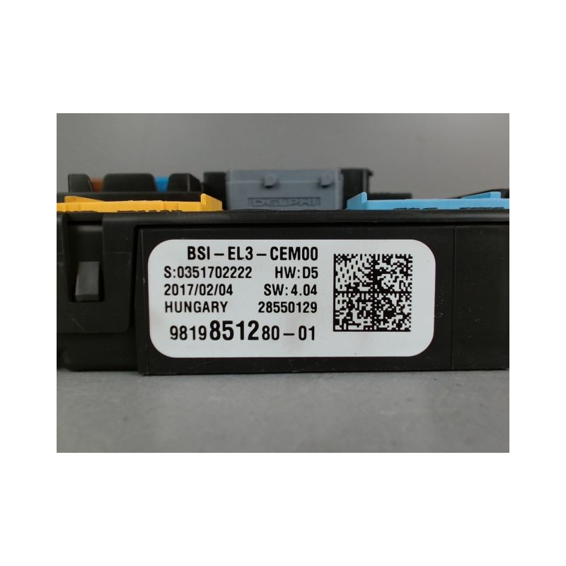 PLATINE FUSIBLE AVANT CITROEN C3