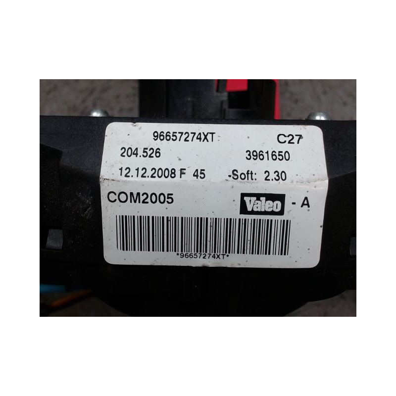 BLOC COMMODOS PEUGEOT 207 1.6I - 16V VTI