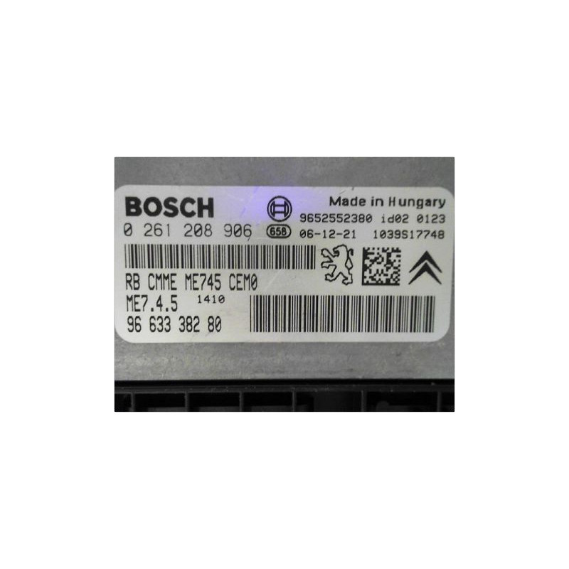 CALCULATEUR MOTEUR CITROEN C2 03-08