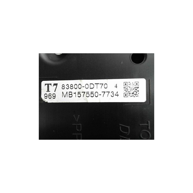 BLOC COMPTEURS TOYOTA YARIS III 11-15