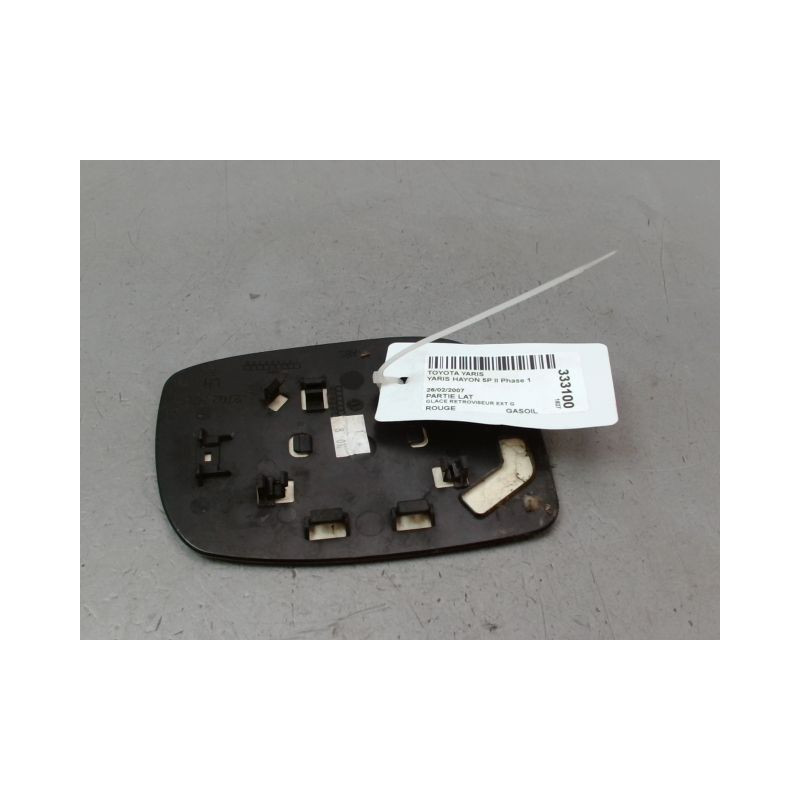 GLACE RETROVISEUR EXT G TOYOTA YARIS II Phase 1 2005-2009