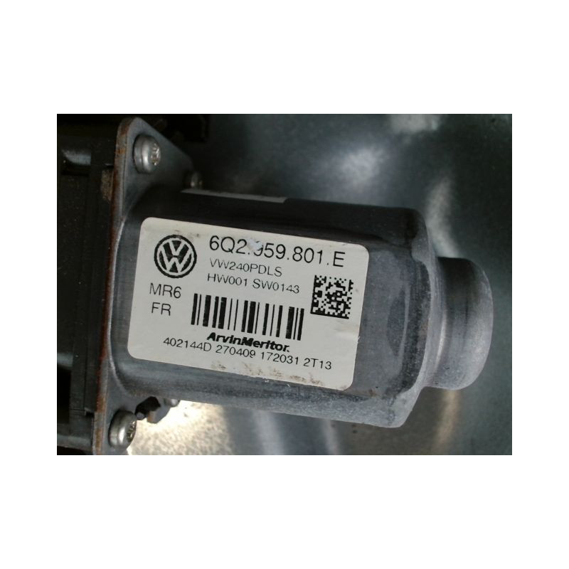 MECANISME+MOTEUR LEVE-GLACE AVANT DROIT VOLKSWAGEN POLO