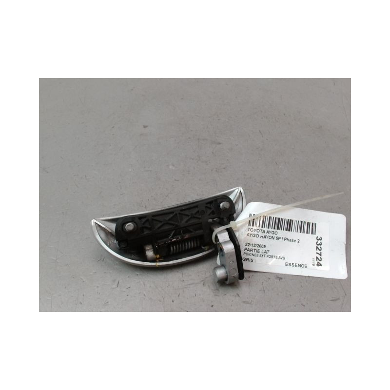 POIGNEE EXTERIEURE PORTE AVANT GAUCHE TOYOTA AYGO I Phase 2 2009-2012