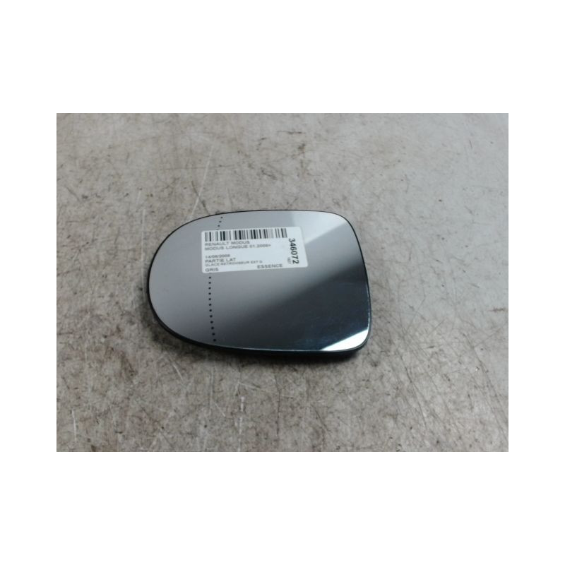 GLACE RETROVISEUR EXT G RENAULT MODUS LONGUE 2008-