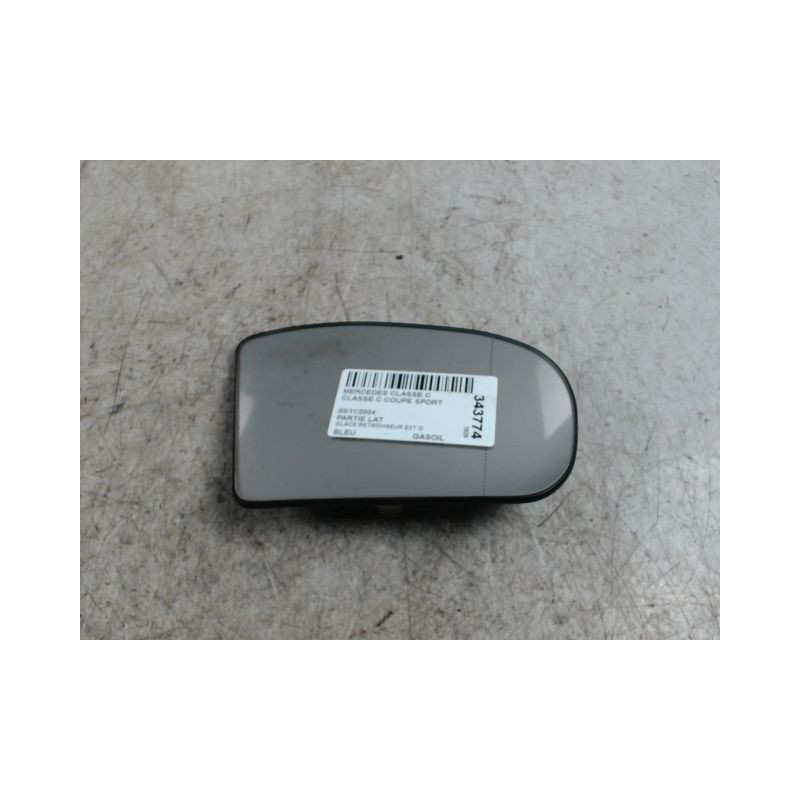 GLACE RETROVISEUR EXT D MERCEDES CLASSE C COUPE SPORT 2004-