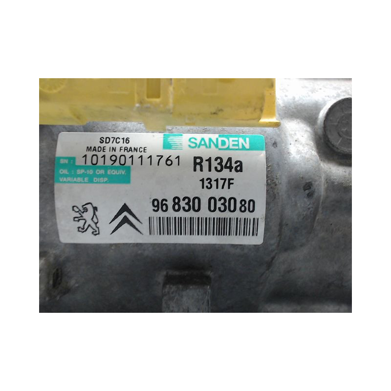 COMPRESSEUR AIR CONDITIONNE PEUGEOT 407