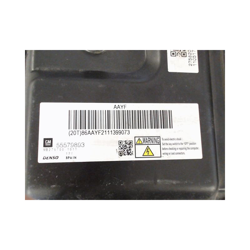 CALCULATEUR MOTEUR OPEL ASTRA IV Phase 1 (J) 2010-2012