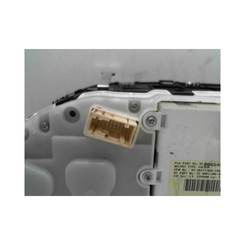 BLOC COMPTEURS PEUGEOT 208