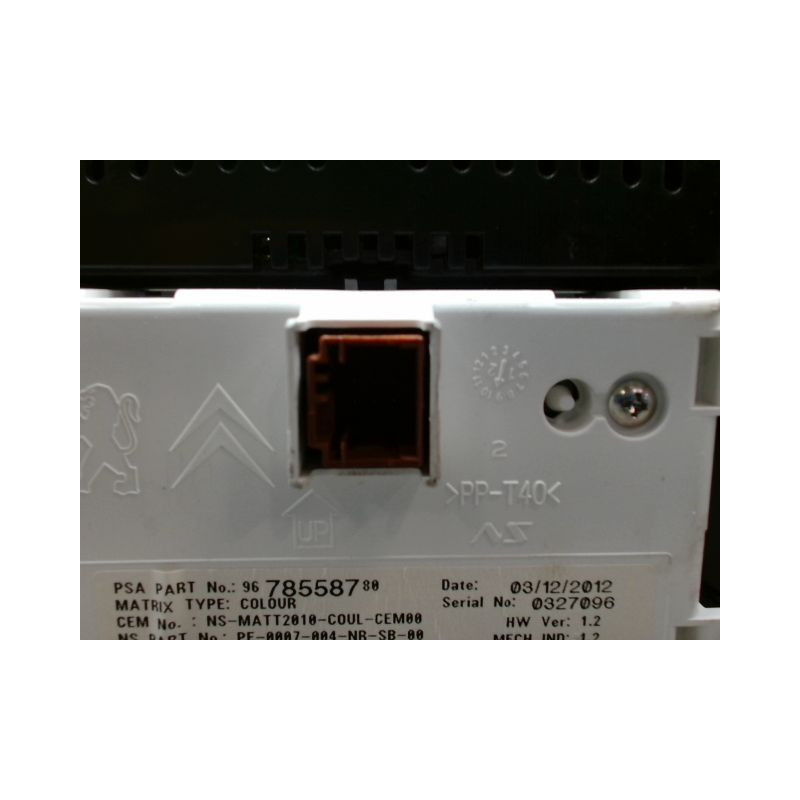 BLOC COMPTEURS CITROEN DS4