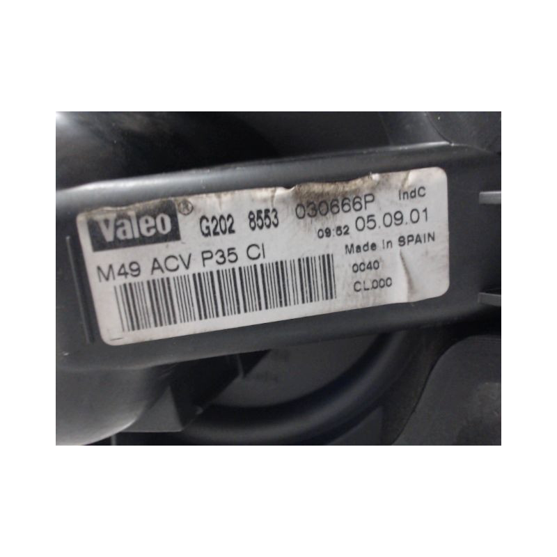 MOTEUR VENTILATEUR CHAUFFAGE CITROEN BERLINGO BREAK -2002
