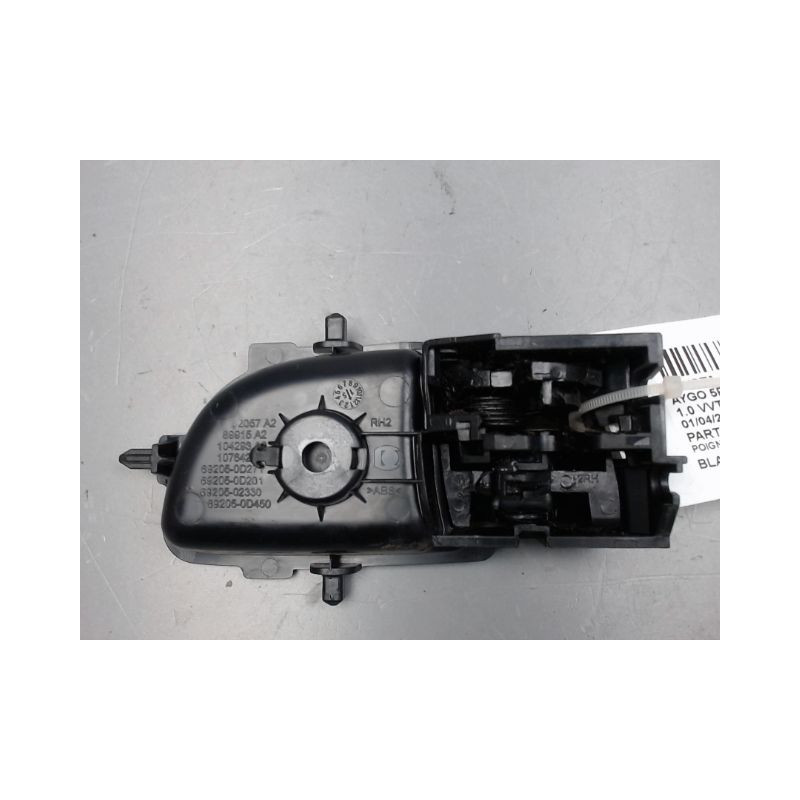 POIGNEE INTERIEURE PORTE AVANT DROIT TOYOTA AYGO 5P