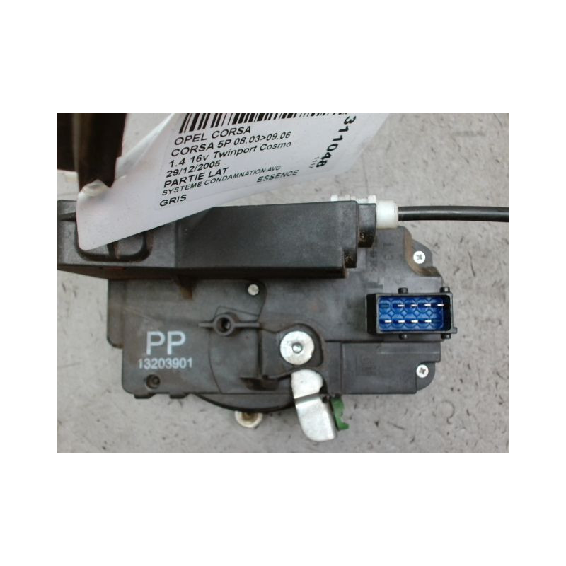 SYSTEME CONDAMNATION AVANT GAUCHE OPEL CORSA 03-06