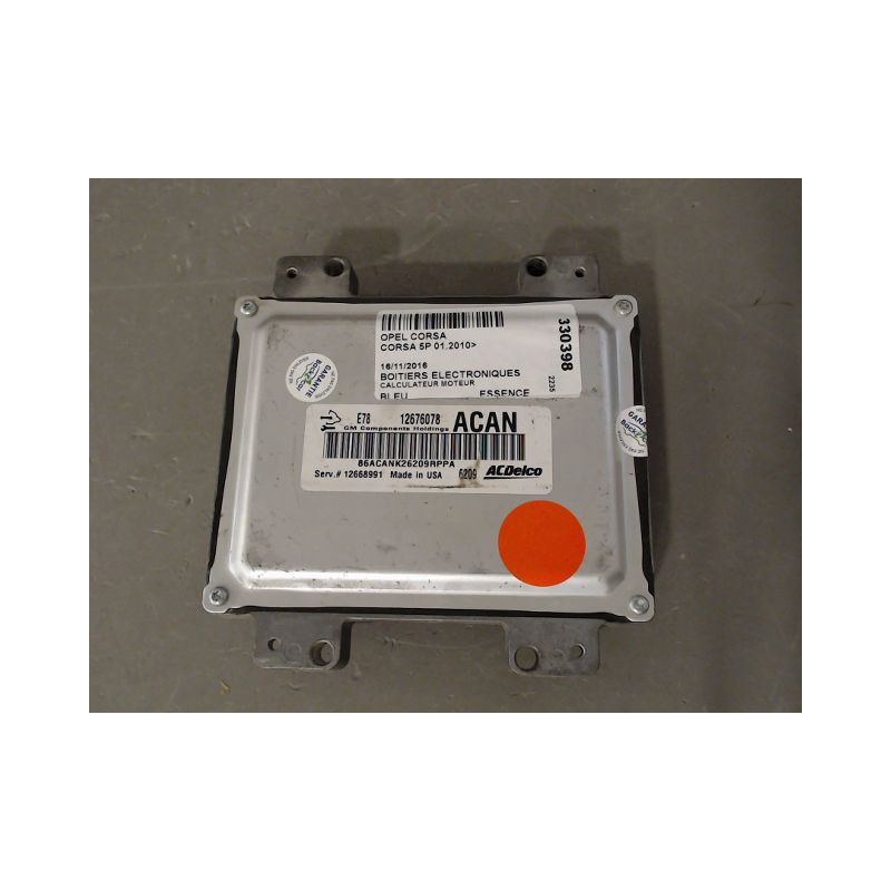 CALCULATEUR MOTEUR OPEL CORSA 2010-