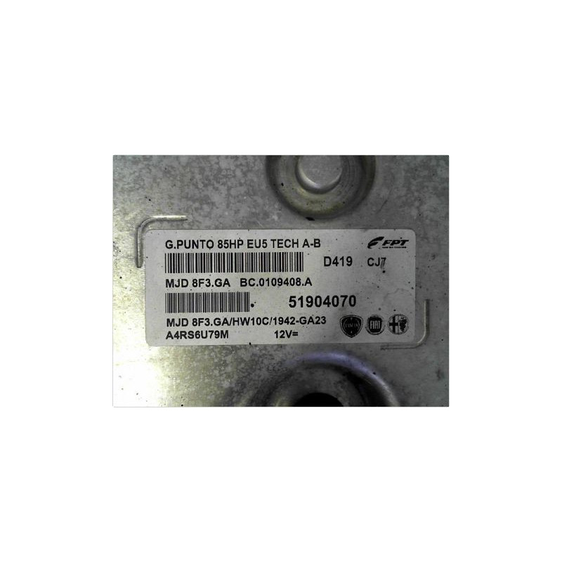 CALCULATEUR MOTEUR FIAT PUNTO III 2012-