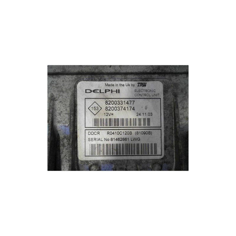 CALCULATEUR MOTEUR RENAULT CLIO II PH.2 01-06