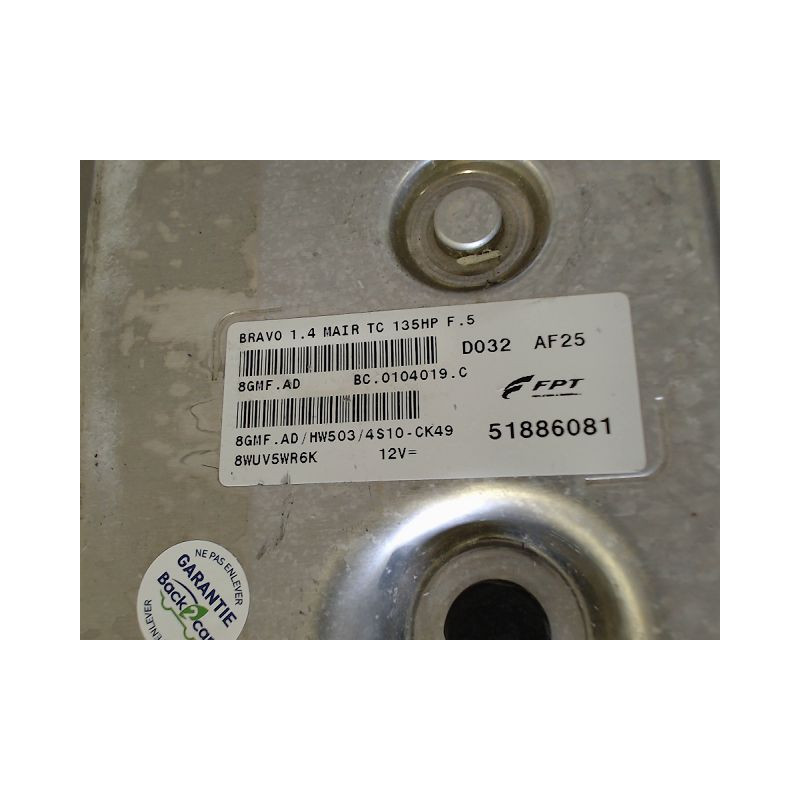CALCULATEUR MOTEUR FIAT BRAVO 2007-