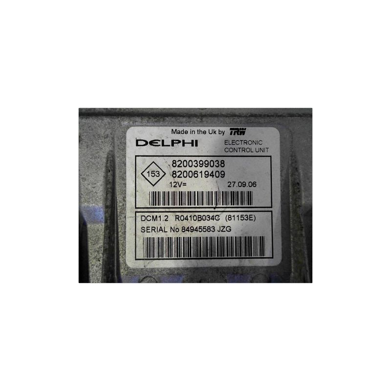 CALCULATEUR MOTEUR RENAULT CLIO III PH.1 05-09