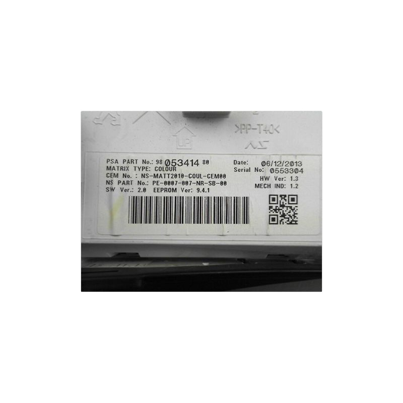 BLOC COMPTEURS CITROEN DS5 11-216
