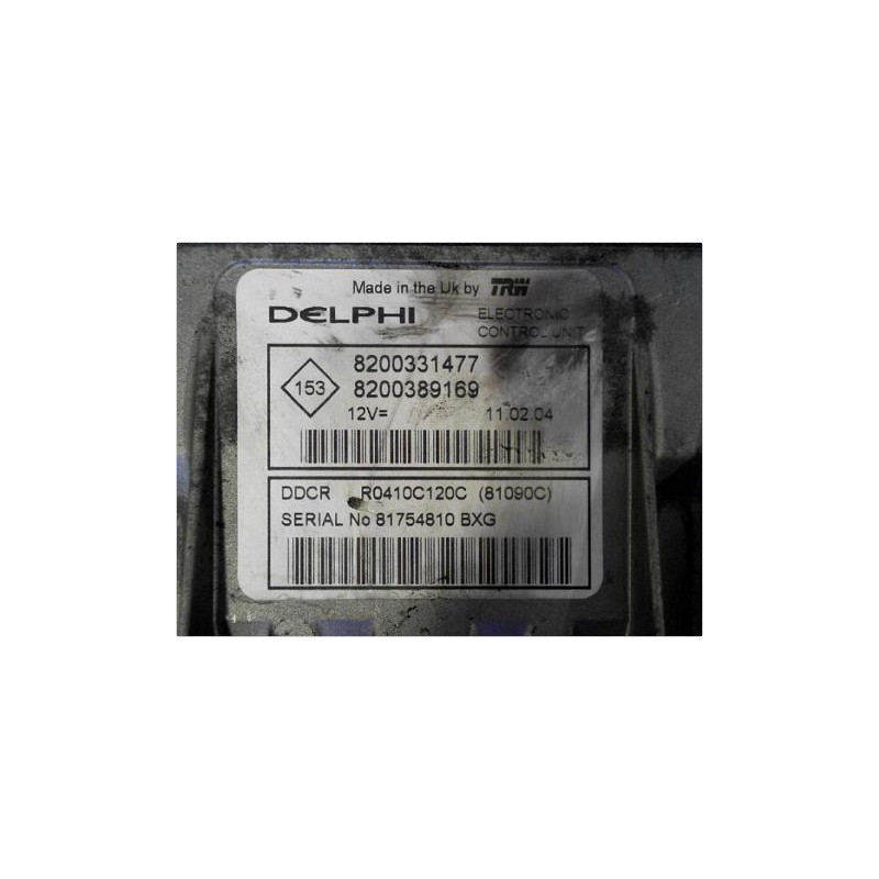 CALCULATEUR MOTEUR RENAULT CLIO II PH.2 01-06