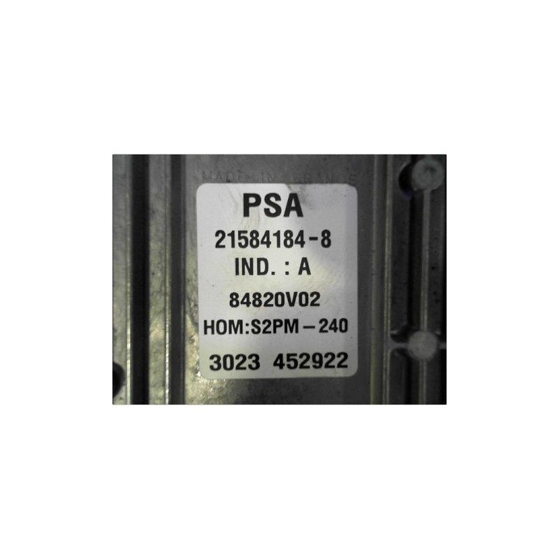 CALCULATEUR MOTEUR CITROEN C5 2001-2004