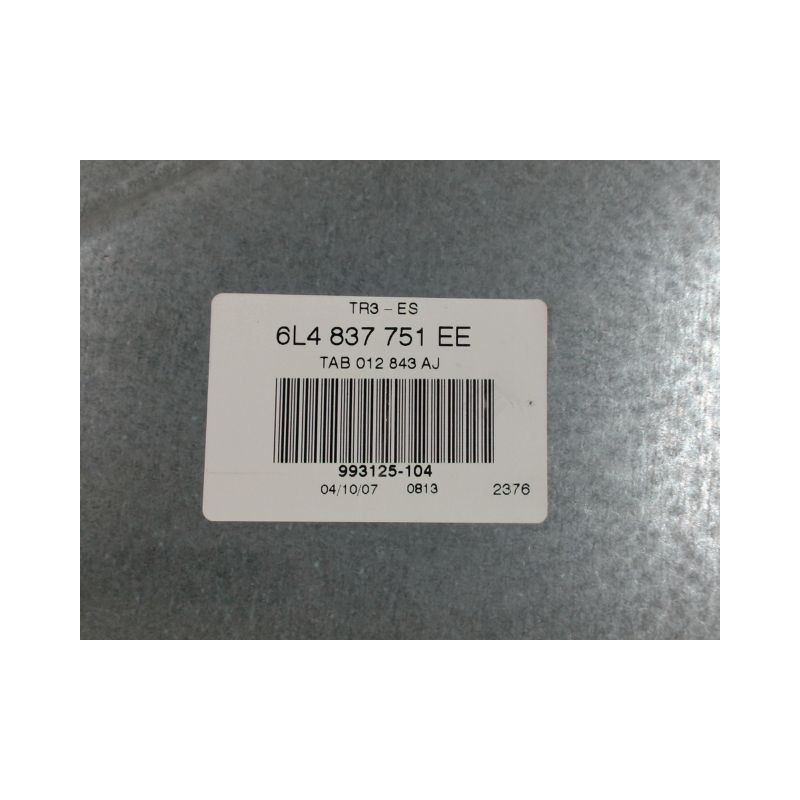 MECANISME+MOTEUR LEVE-GLACE AVANT GAUCHE SEAT IBIZA 2006-
