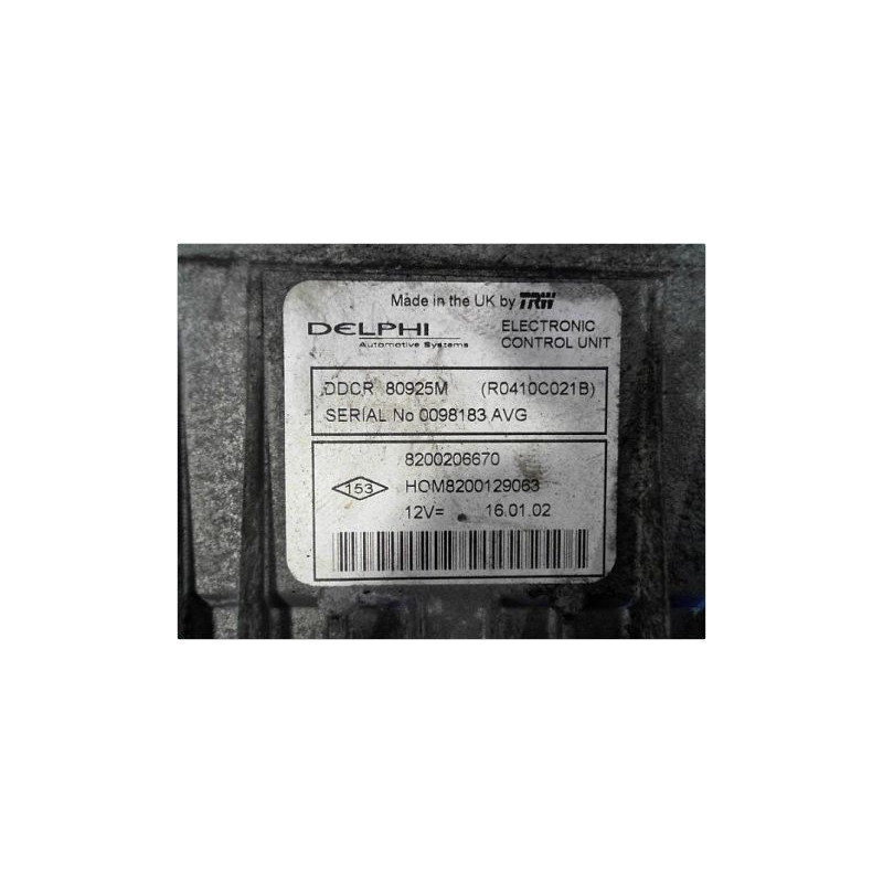 CALCULATEUR MOTEUR RENAULT CLIO II PH.2 01-06