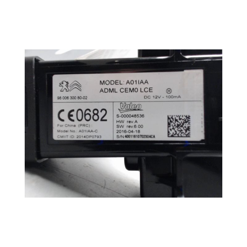 LECTEUR DE CARTE CITROEN C4 PICASSO