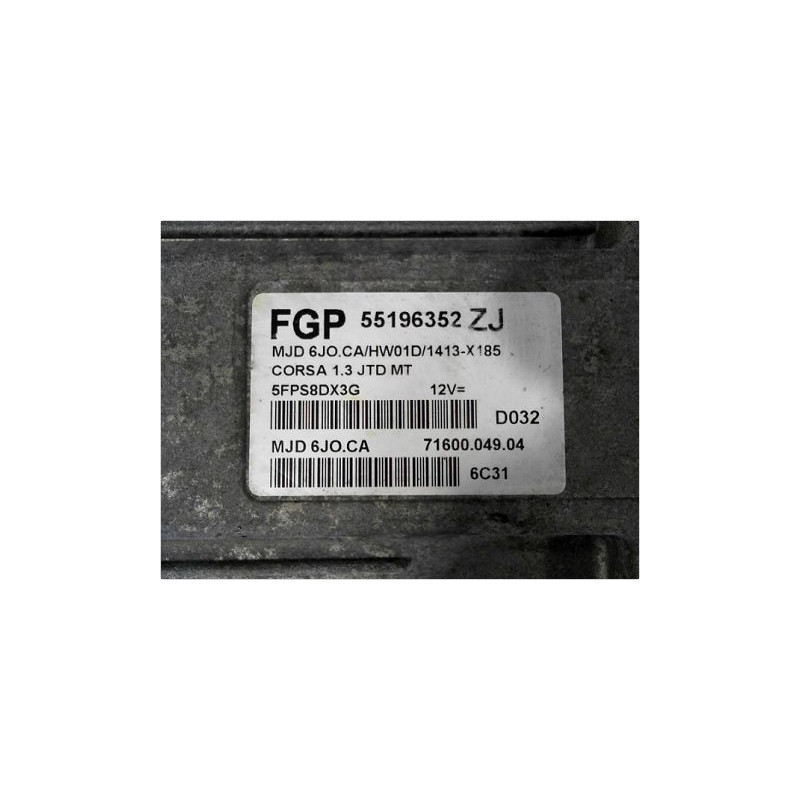CALCULATEUR MOTEUR OPEL CORSA (C) 03-06