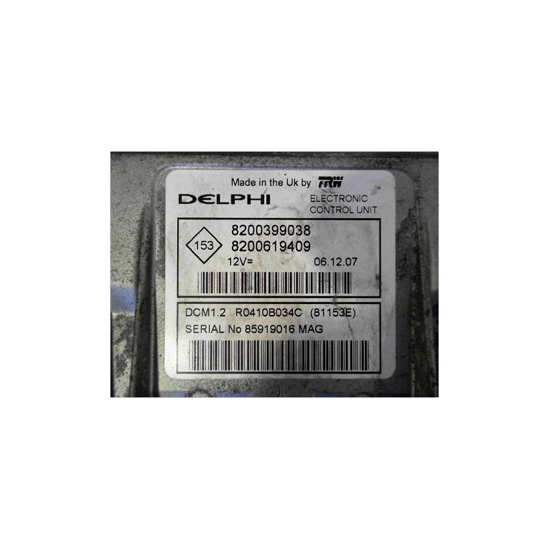 CALCULATEUR MOTEUR RENAULT MEGANE II PH2 06-09
