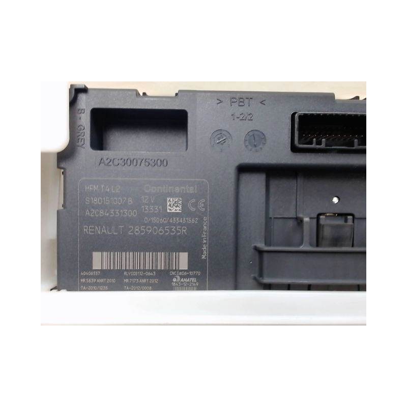 LECTEUR DE CARTE RENAULT CAPTUR