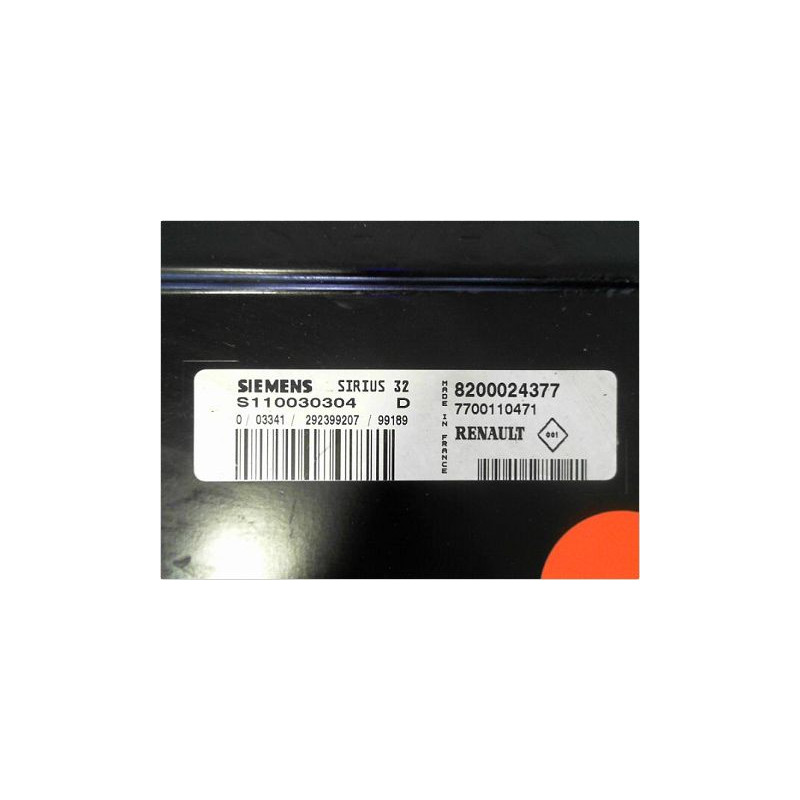 CALCULATEUR MOTEUR RENAULT CLIO II PH.1 98-2001