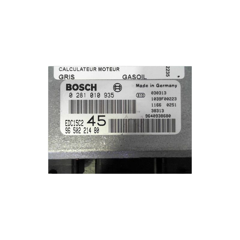 CALCULATEUR MOTEUR PEUGEOT 307 2001-2005
