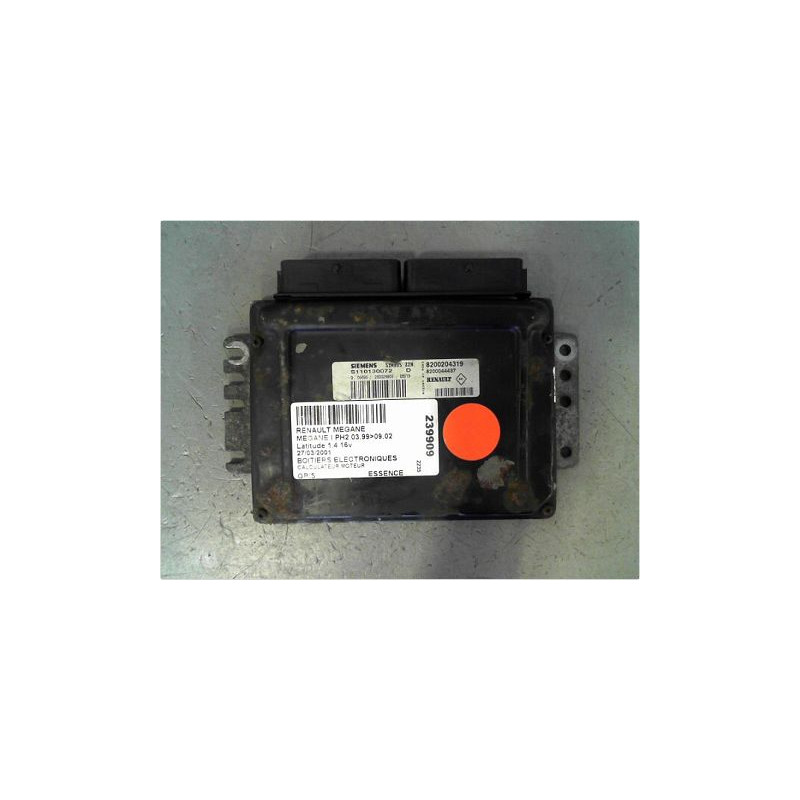 CALCULATEUR MOTEUR RENAULT MEGANE I PH2 99-02