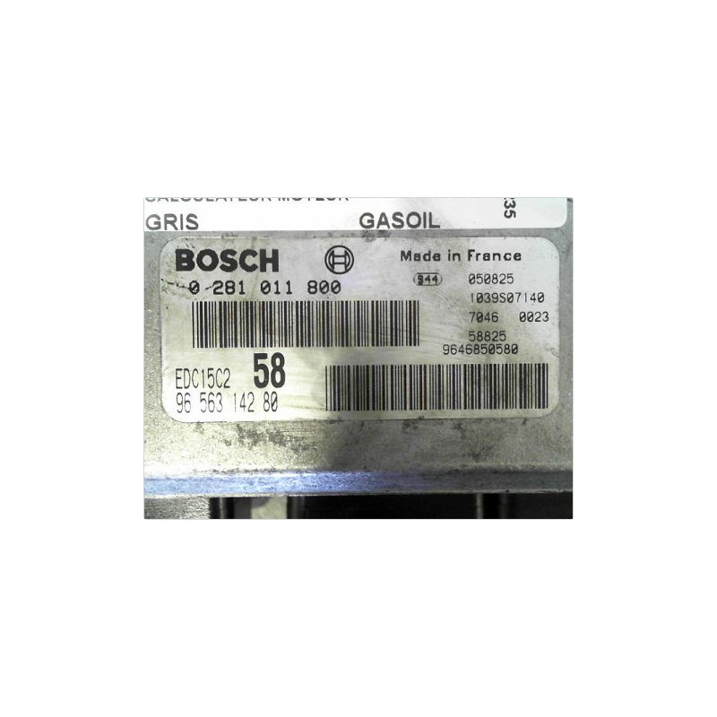 CALCULATEUR MOTEUR CITROEN C8 2002-2014