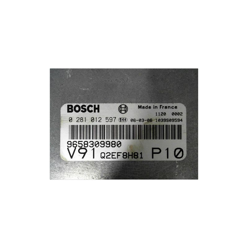 CALCULATEUR MOTEUR CITROEN JUMPER 29C TOLE 02-06