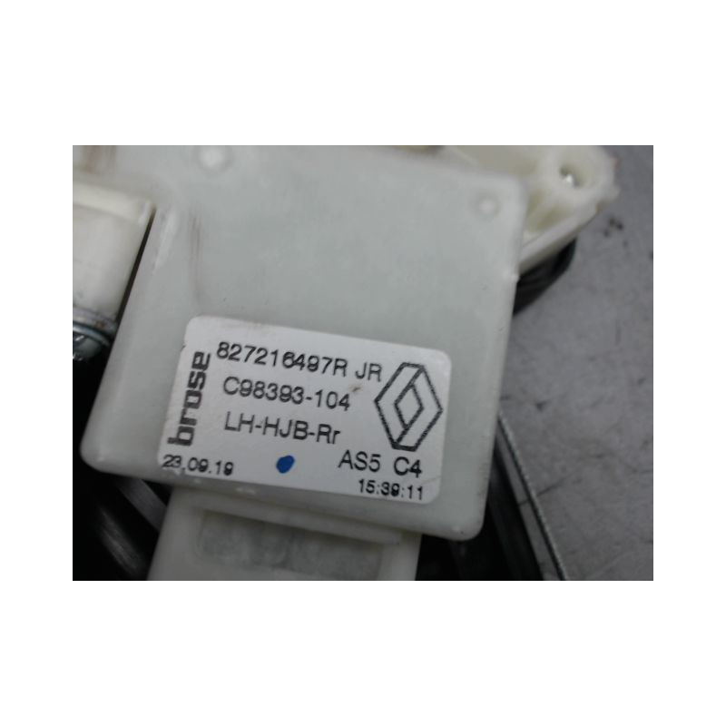 MECANISME+MOTEUR LEVE-GLACE ARRIERE GAUCHE RENAULT CAPTUR