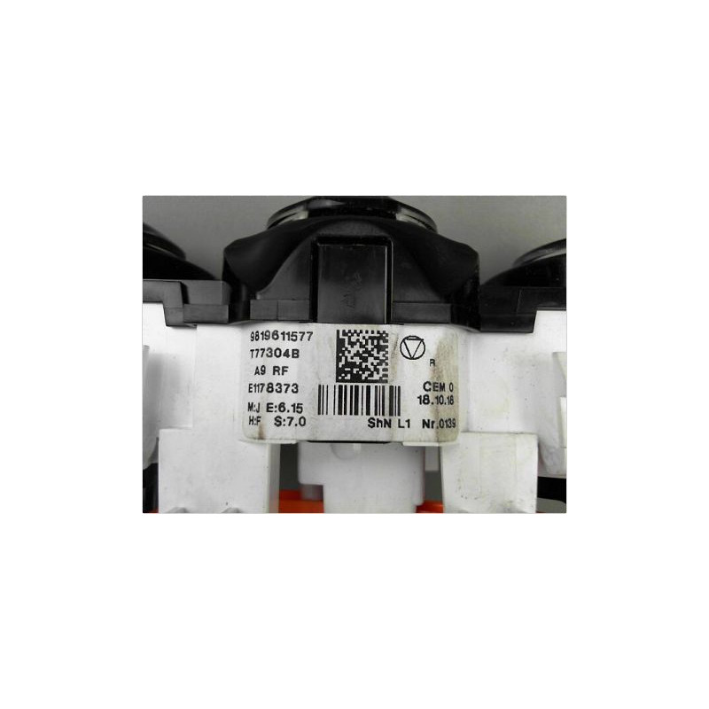 COMMANDE DE CHAUFFAGE PEUGEOT 208 PH2 2015-