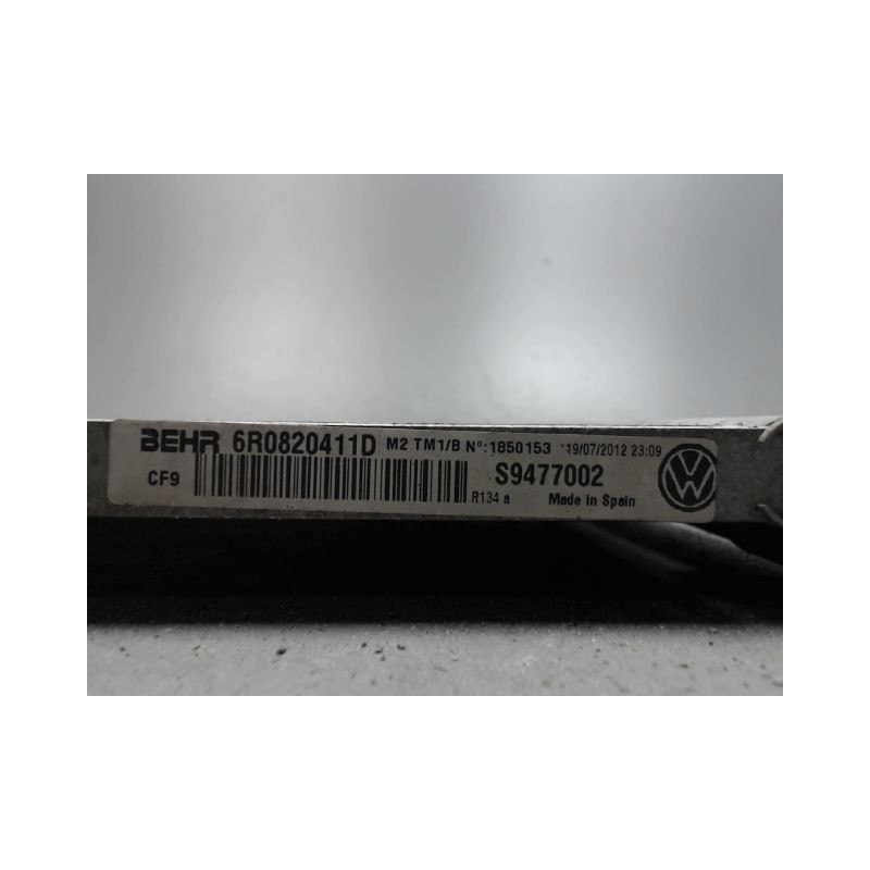 CONDENSEUR CLIMATISATION VOLKSWAGEN POLO 2009-