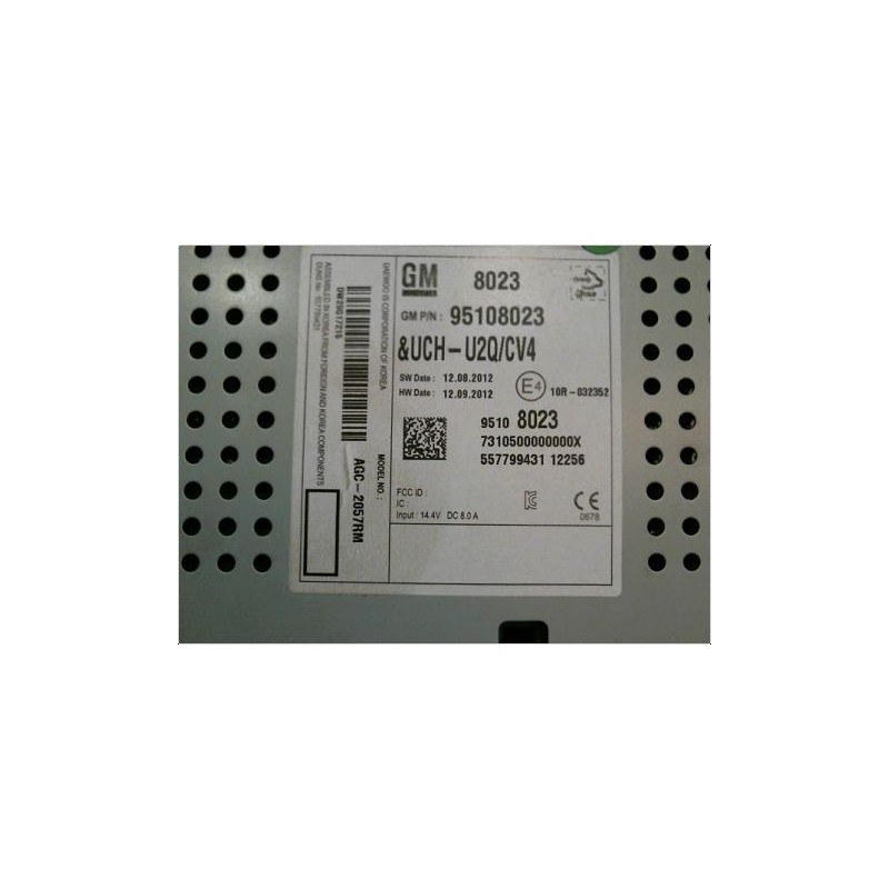 AUTORADIO CHEVROLET SPARK PH 2 2012-