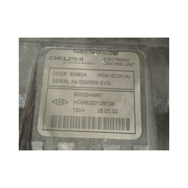 CALCULATEUR MOTEUR RENAULT KANGOO BREAK I Phase 1 1997-2003
