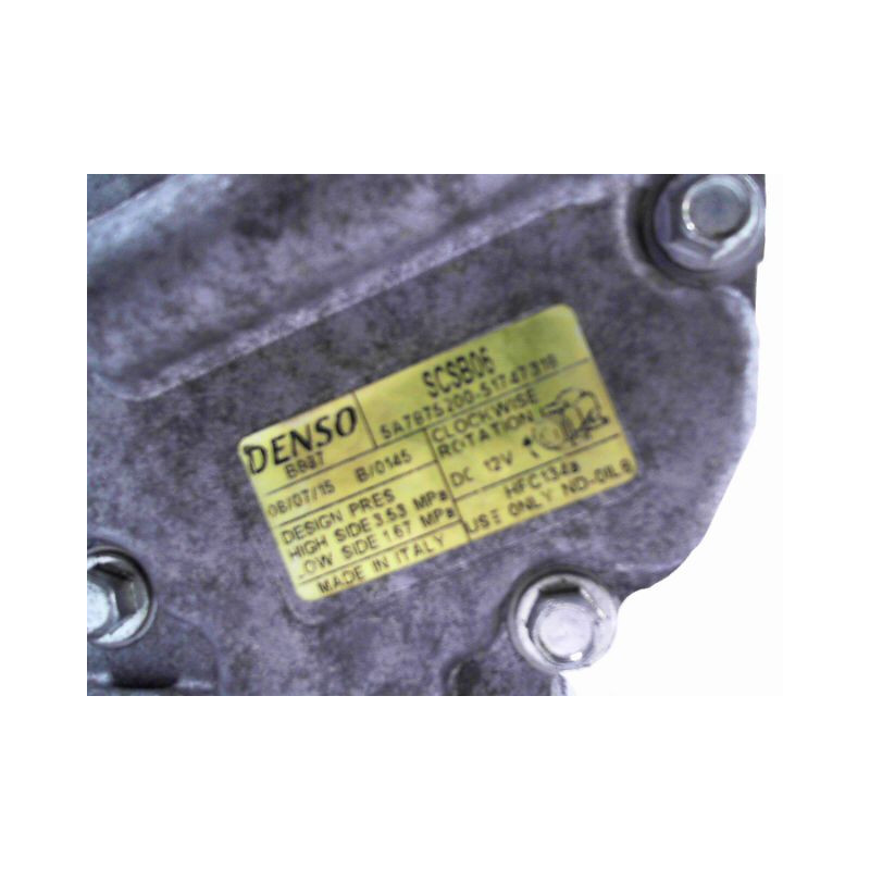 COMPRESSEUR AIR CONDITIONNE FIAT 500 2007-