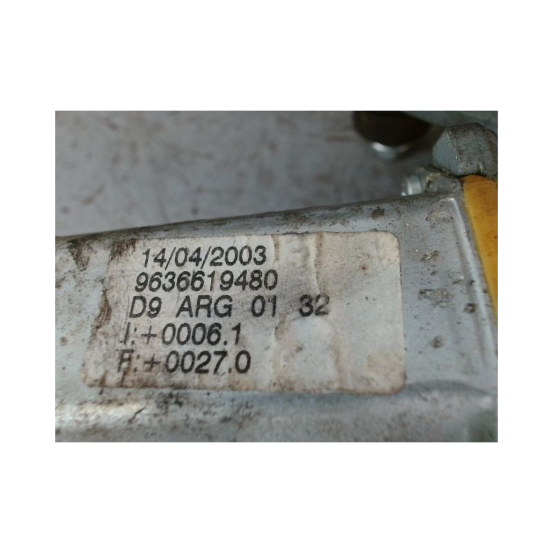 MECANISME+MOTEUR LEVE-GLACE ARRIERE GAUCHE PEUGEOT 406 PHASE 1 GASOIL