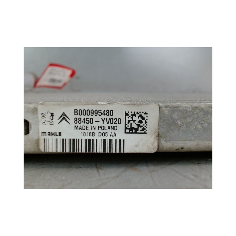 CONDENSEUR CLIMATISATION PEUGEOT 108